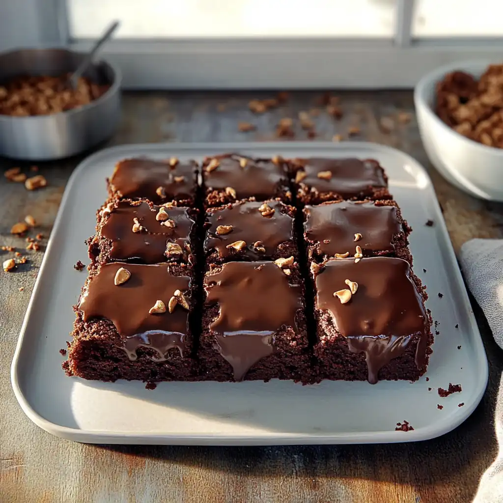 Guilt-Free Dark Chocolate Brownies — Rich, Fudgy, and Healthy