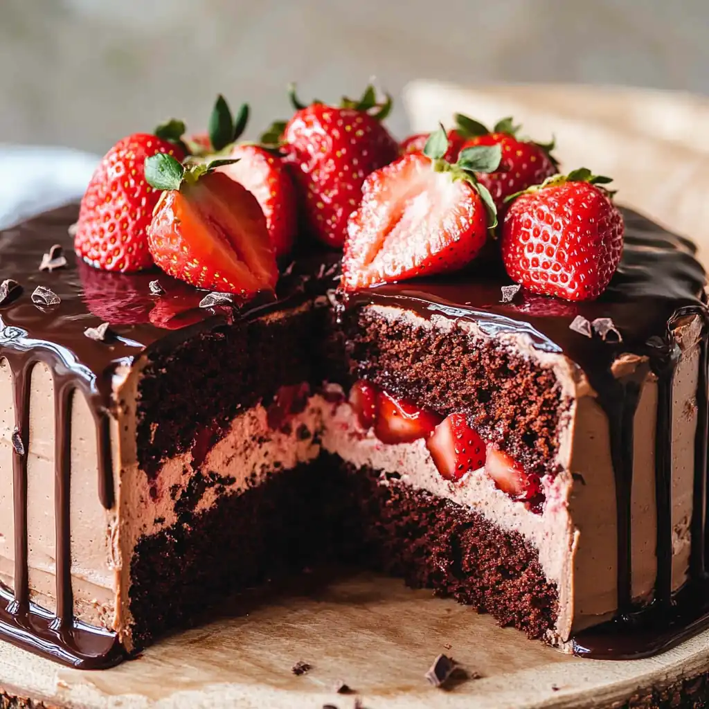 Decadent Chocolate Strawberry Cake — The Ultimate Dessert Duo