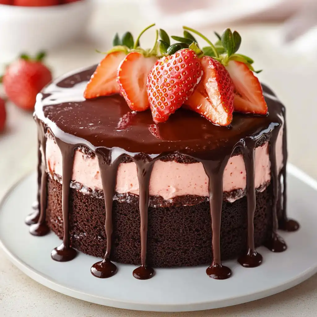 Decadent Chocolate Strawberry Cake — The Ultimate Dessert Duo