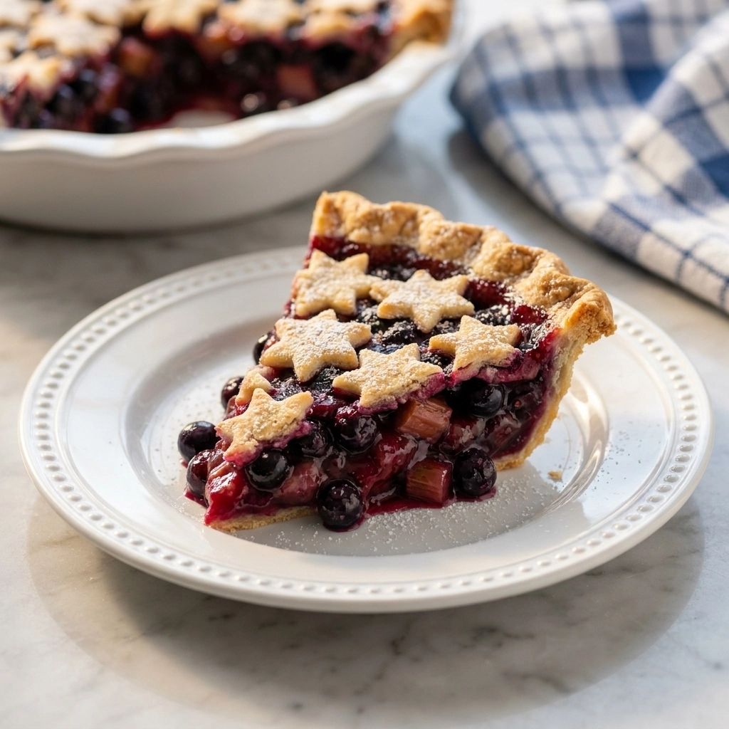 Blueberry Rhubarb Pie: The Ultimate Tart Summer Dessert