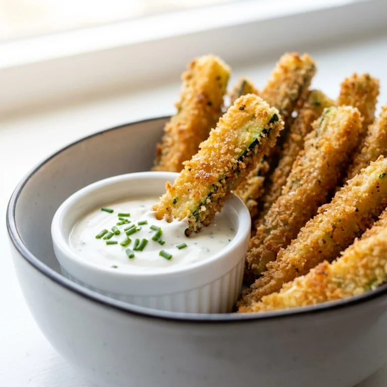 Crispy Air Fryer Zucchini Fries Recipe for the Best Snack | Easy Healthy Appetizer