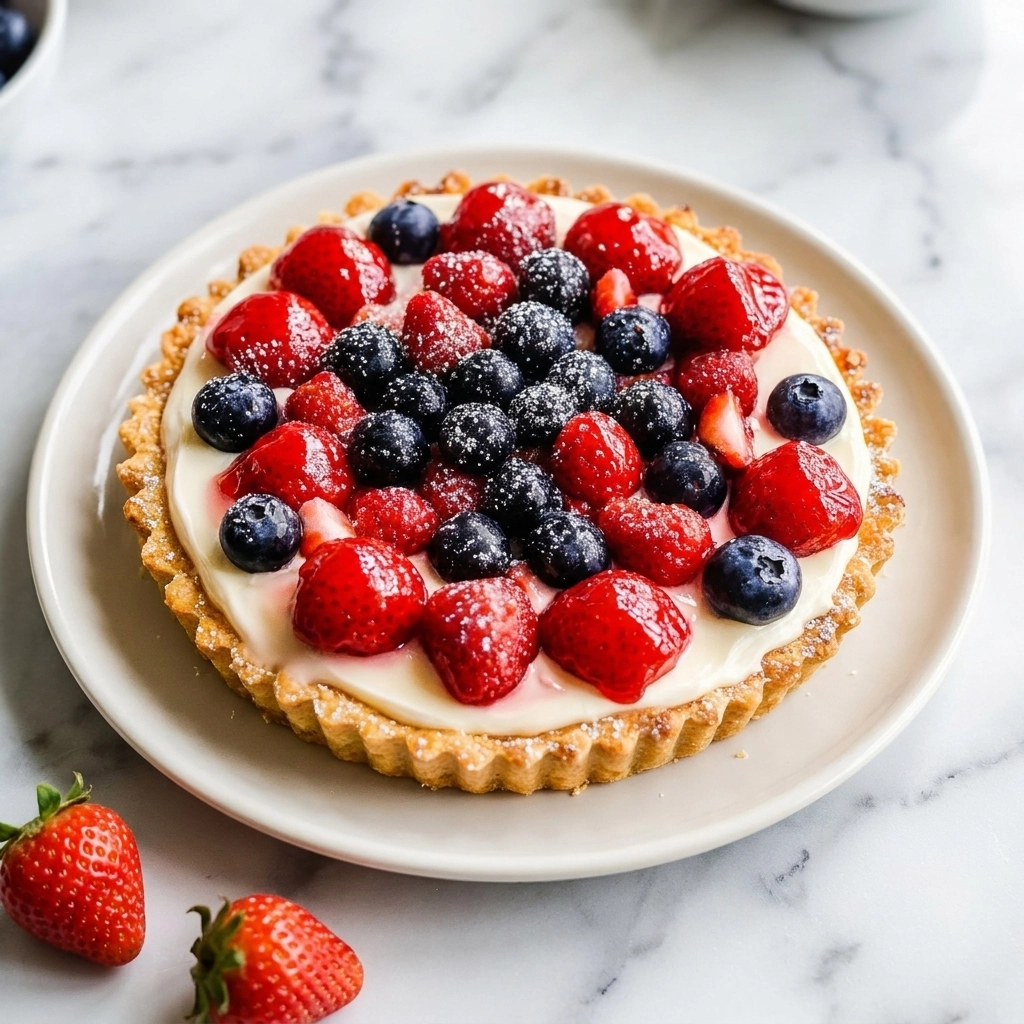 Red, White & Blue No-Bake Tartlets for July 4th!