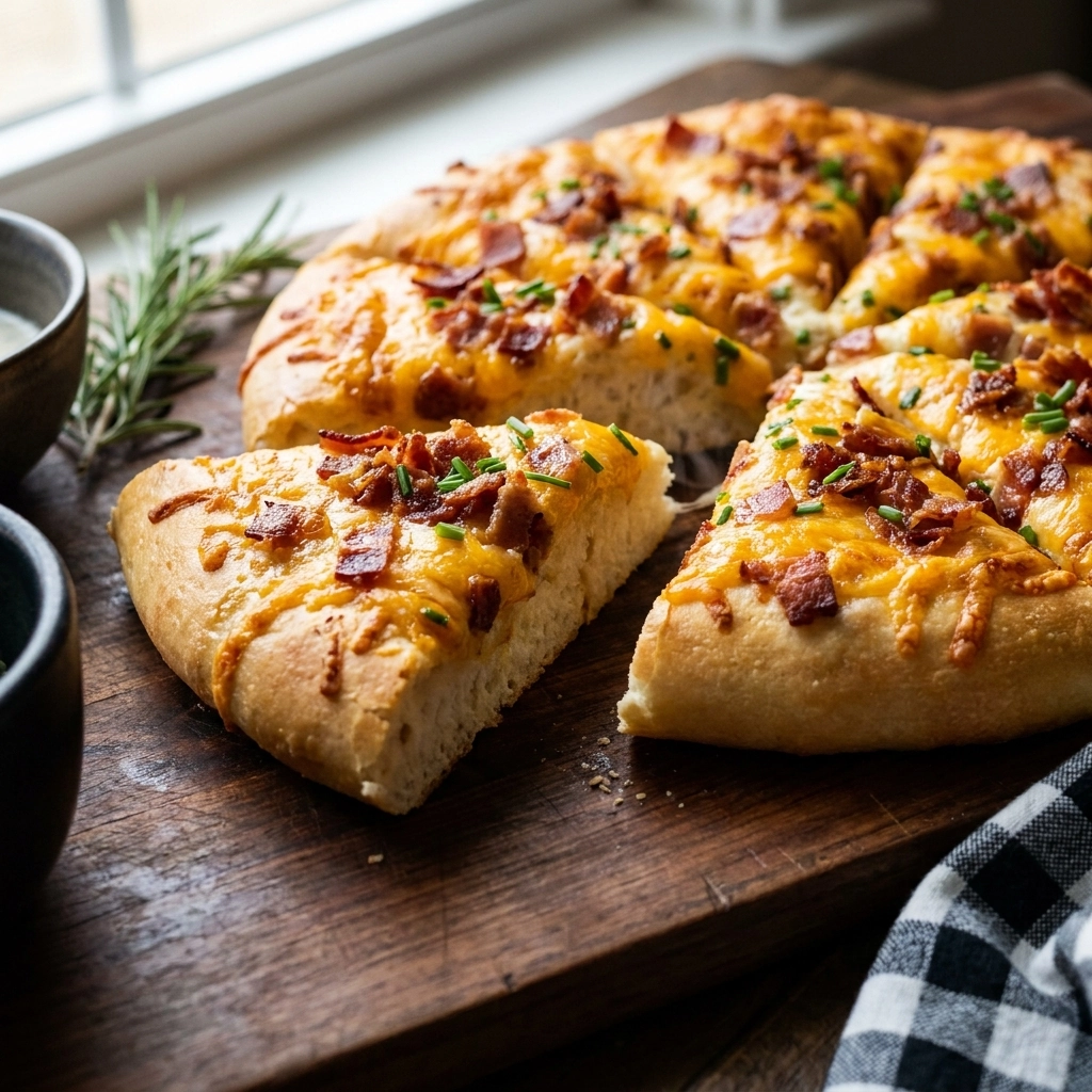 Savory Super Bowl Triple Bacon Ranch Pizza Recipe | Game Day Party Appetizer