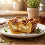 Creamy French Toast Casserole with Cream Cheese Swirls Easy Recipe | Best Brunch Bake