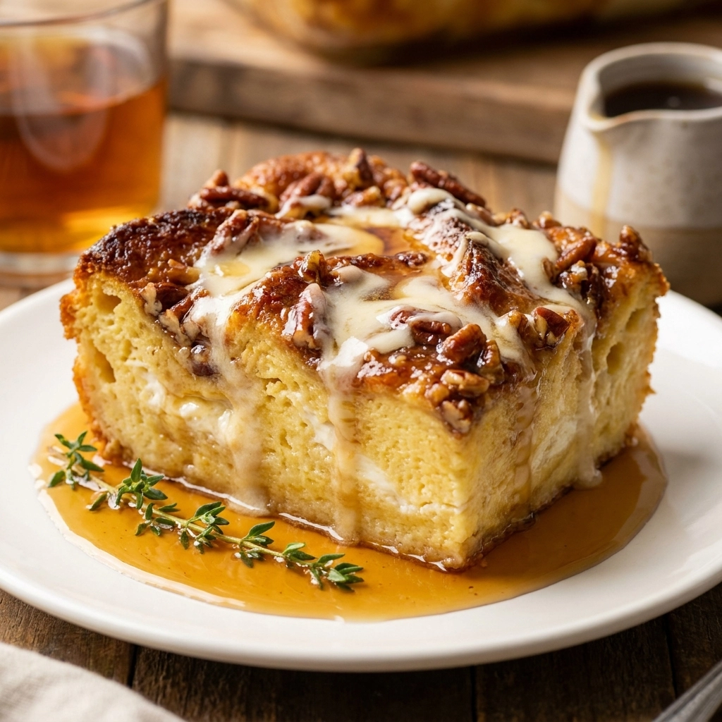 Creamy French Toast Casserole with Cream Cheese Swirls Easy Recipe | Best Brunch Bake