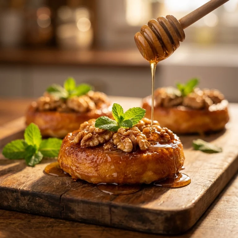 Honey Drizzled Walnut Apple Rounds: A Chef's Guide to Autumnal Elegance | Easy Fall