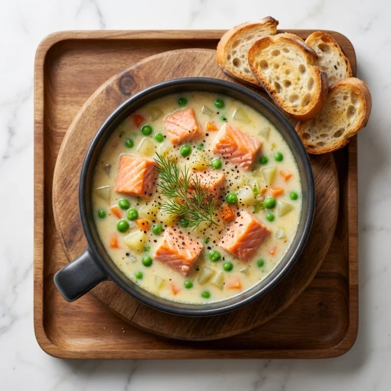 Creamy Salmon Chowder Soup: A Coastal Comfort Classic | Easy Seafood Soup Recipe