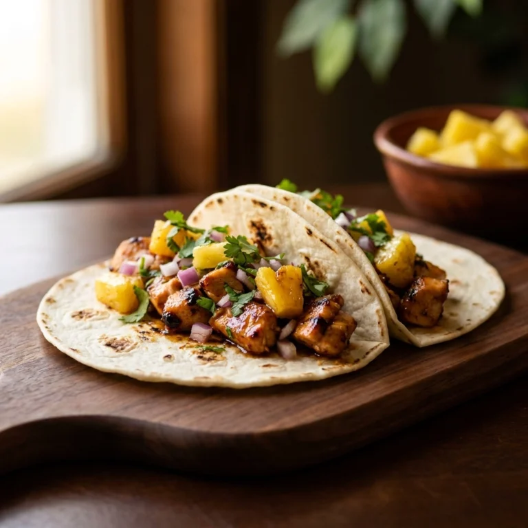 Chipotle Pineapple Chicken Tacos: The Ultimate Sweet and Spicy Fusion | Easy Taco Dinner