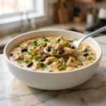 Creamy Slow Cooker Cream Cheese Chicken Chili Recipe | Easy Crock Pot Dinner