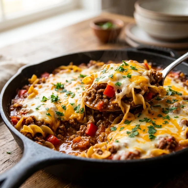 The Ultimate Hearty Sloppy Joe Casserole | Easy Family Dinner Casserole