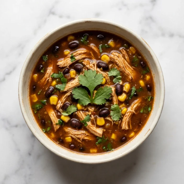 The Ultimate Southwest Black Bean Chicken Tortilla Soup | Easy Healthy Dinner