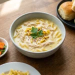 The Ultimate Comforting Creamy Chicken Noodle Soup | Easy Healthy Dinner Ideas