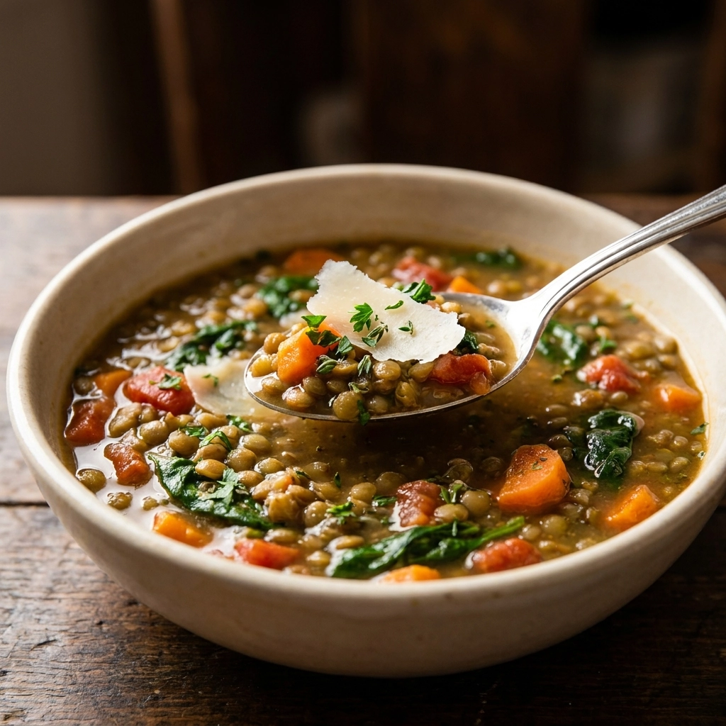 Hearty Italian Lentil Soup: A Comforting Classic | Easy Healthy Vegan Soup Recipe