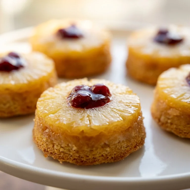 Irresistible Mini Pineapple Upside Down Cakes Recipe | Easy Dessert Ideas