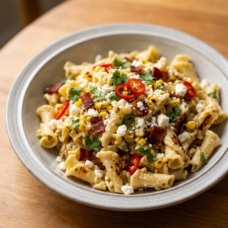 Flavorful Grilled Mexican Street Corn Pasta Salad Recipe | Easy Summer Pasta Salad