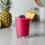 Tropical Hibiscus Pineapple Smoothie: Refresh Your Day! | Healthy Summer Drink