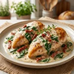 Creamy Crockpot Tuscan Chicken Recipe: Easy Slow Cooker Comfort Meal | Low Carb Dinner
