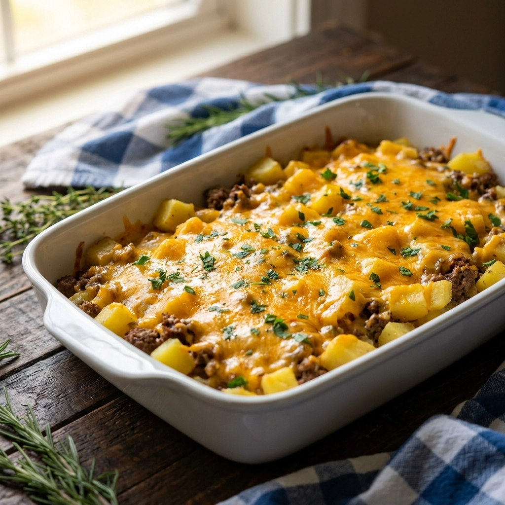 Hamburger Potato Casserole: A Hearty, Comforting Meal for Every Occasion | Easy Beef