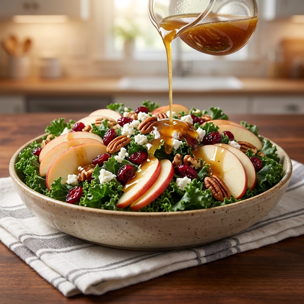 Fresh Apple Cranberry Walnut Salad Recipe – Easy Honey Vinaigrette Guide | Fall Salad