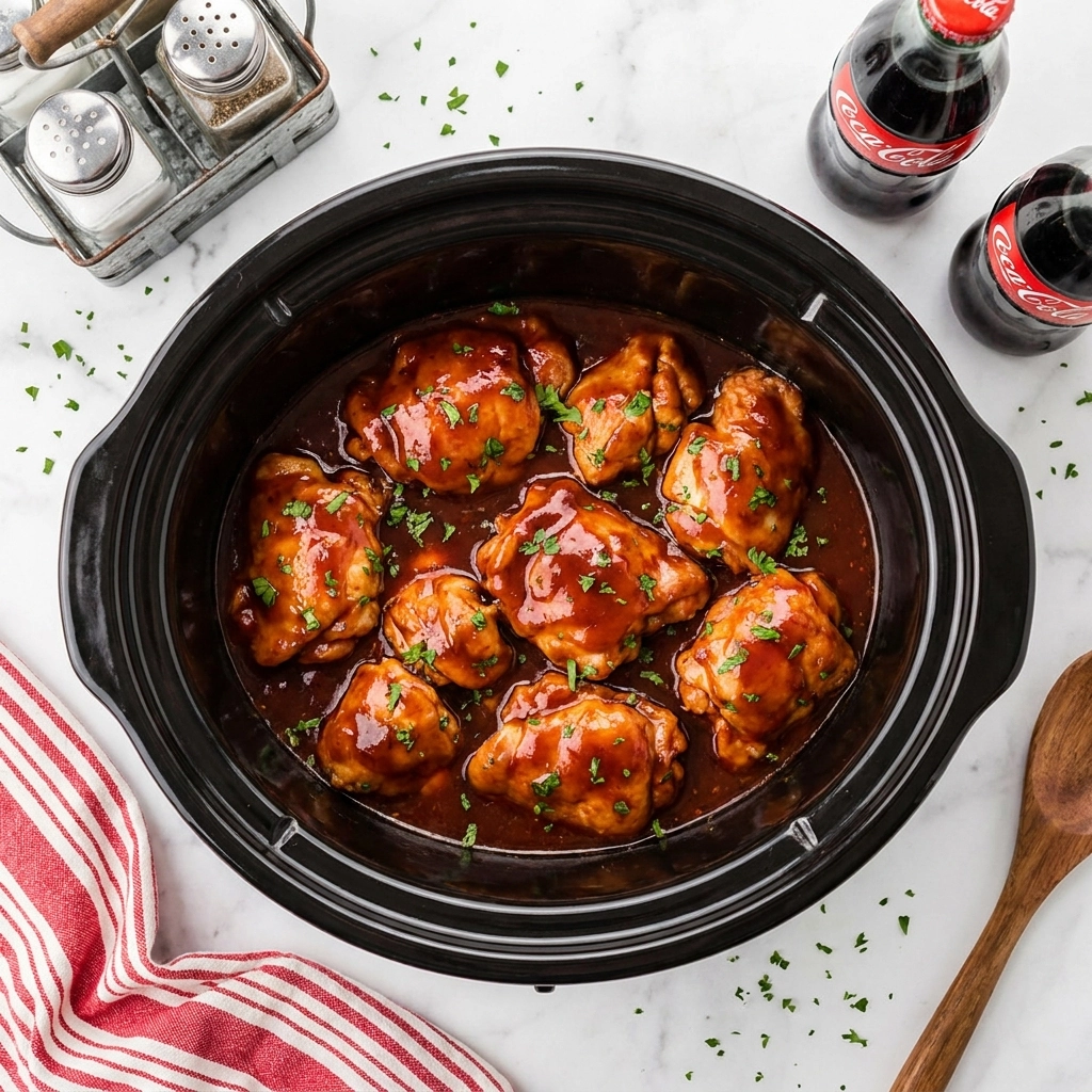 Slow Cooker Coca Cola Chicken: A Sweet and Savory Adventure | Easy Crockpot Dinner