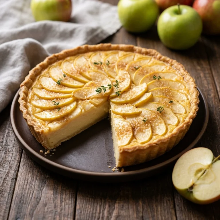 The Magic of Apple Custard Impossible Pie | Easy Crustless Apple Dessert