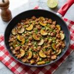 The Ultimate Ground Turkey and Zucchini Skillet | Healthy Weeknight Dinner Idea