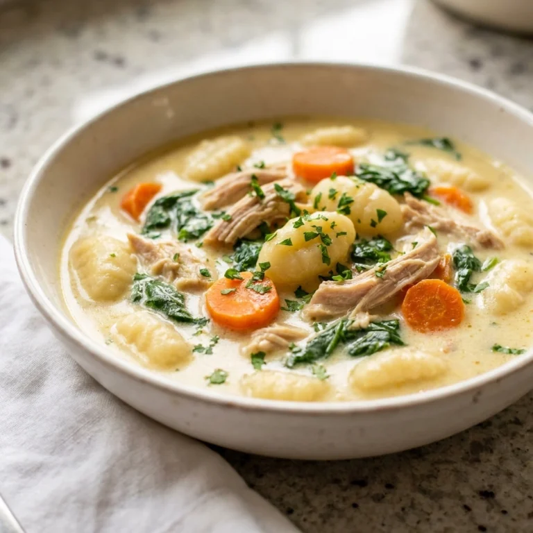Cozy Crockpot Chicken Gnocchi Soup: A Hug in a Bowl | Slow Cooker Comfort Food