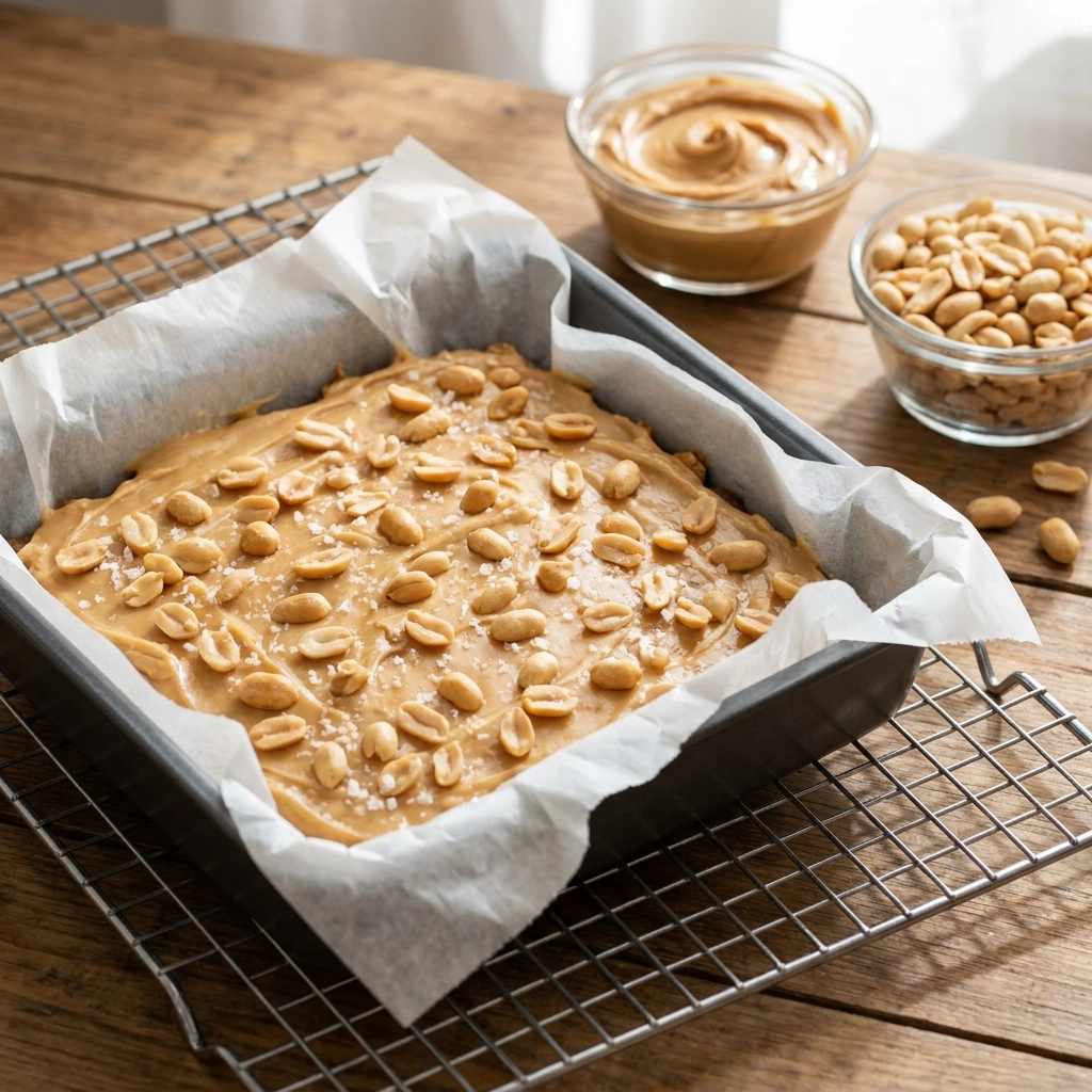 Decadent Salted Caramel Peanut Bars | Easy No-Bake Peanut Butter Dessert