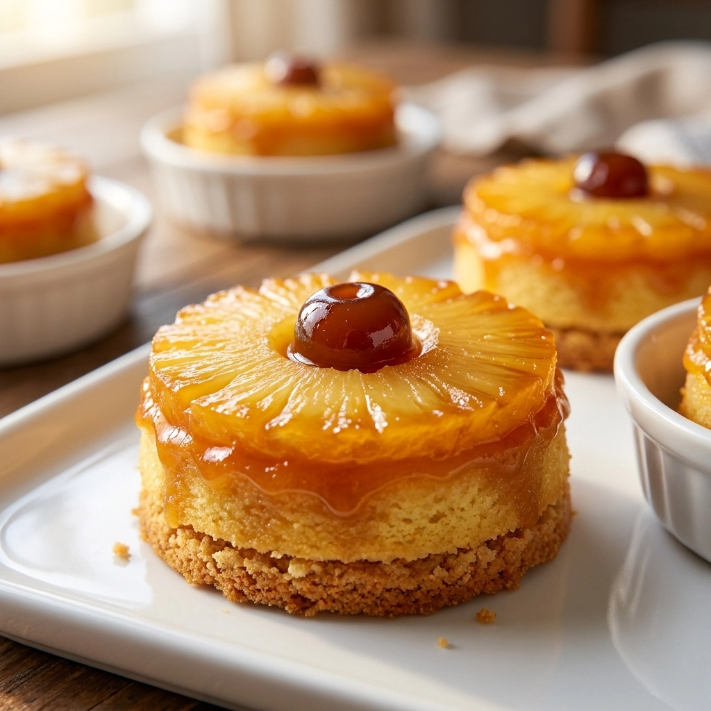 Irresistible Mini Pineapple Upside Down Cakes Recipe | Easy Dessert Ideas