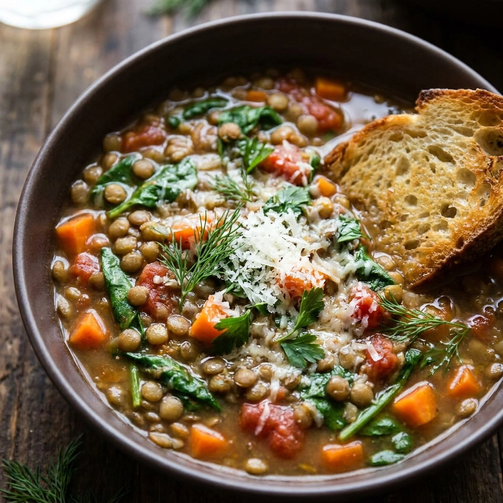 Hearty Italian Lentil Soup: A Comforting Classic | Easy Healthy Vegan Soup Recipe