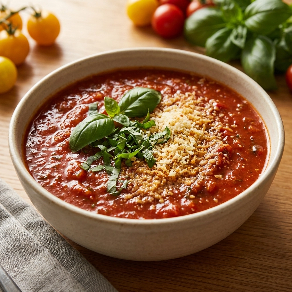 Creamy Slow Cooker Tomato Basil Soup Recipe: 5 Easy Steps for Cozy Days | Easy Crockpot