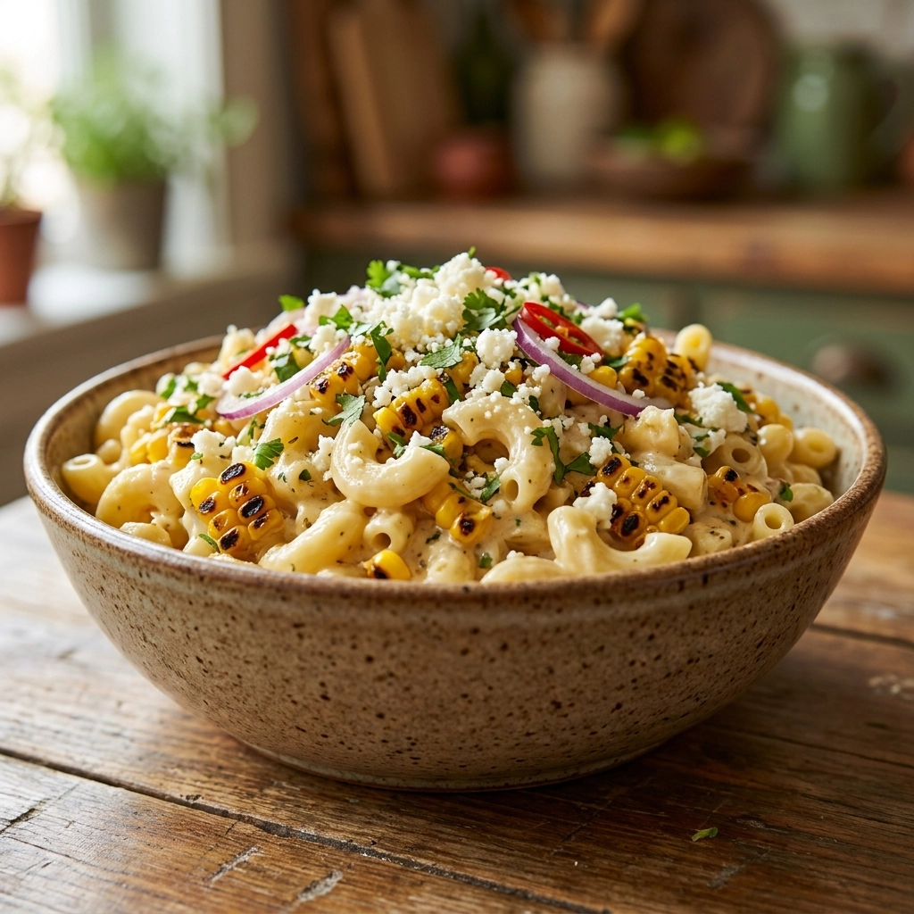 Flavorful Grilled Mexican Street Corn Pasta Salad Recipe | Easy Summer Pasta Salad