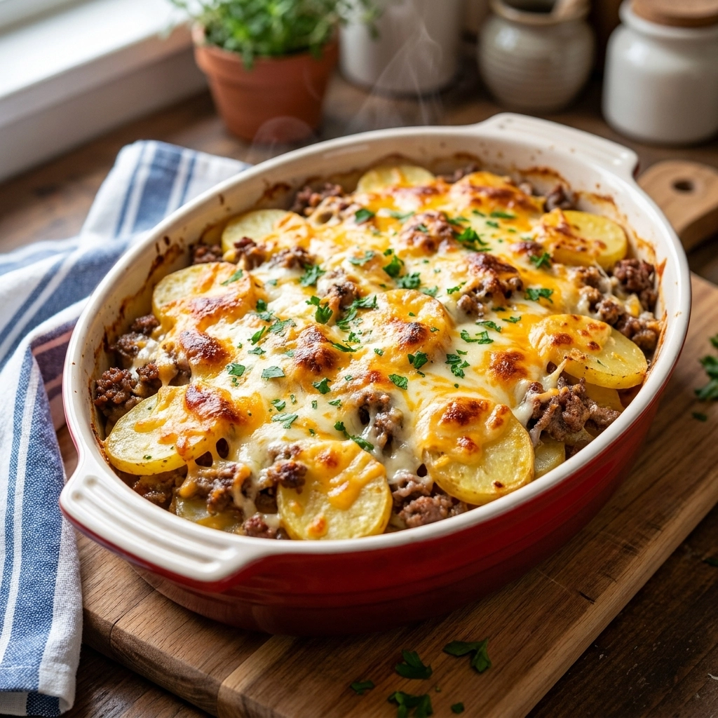 Hamburger Potato Casserole: A Hearty, Comforting Meal for Every Occasion | Easy Beef