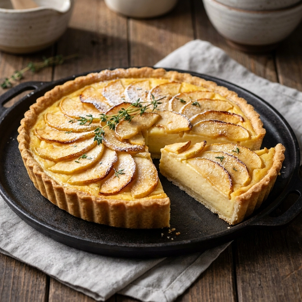 The Magic of Apple Custard Impossible Pie | Easy Crustless Apple Dessert