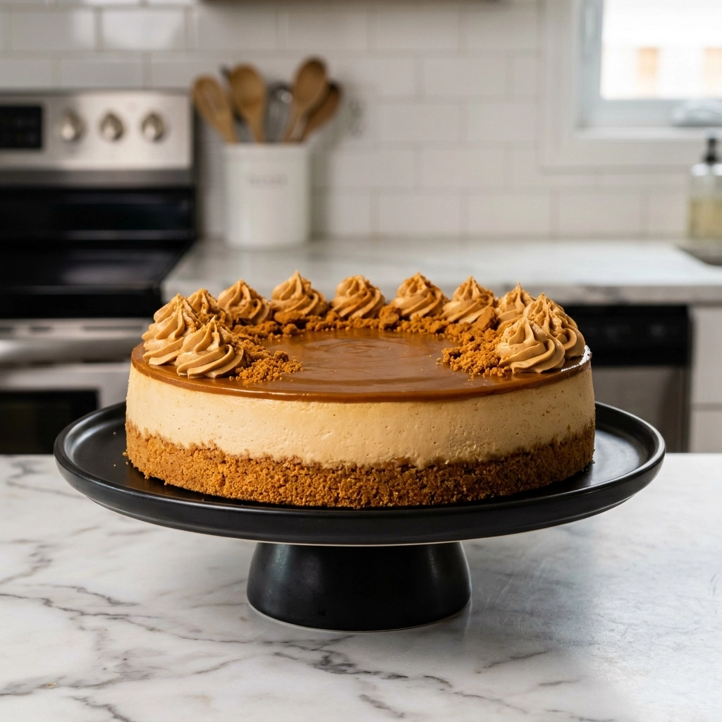 Creamy Biscoff Cheesecake: The Ultimate Speculoos Dream | Easy No Bake Dessert
