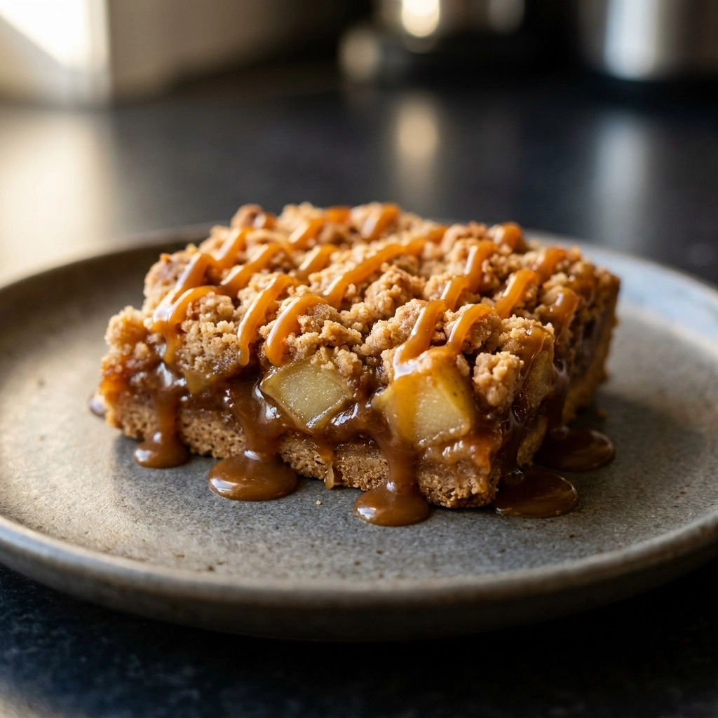 Tempting Salted Caramel Apple Crumble Bars Recipe | Easy Fall Dessert Bars