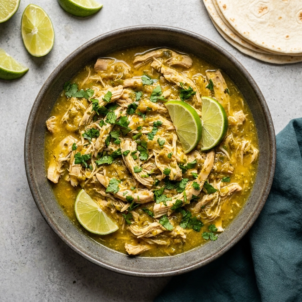 Slow Cooker Green Chile Chicken: The Ultimate Effortless Dinner | Easy Crockpot Meal