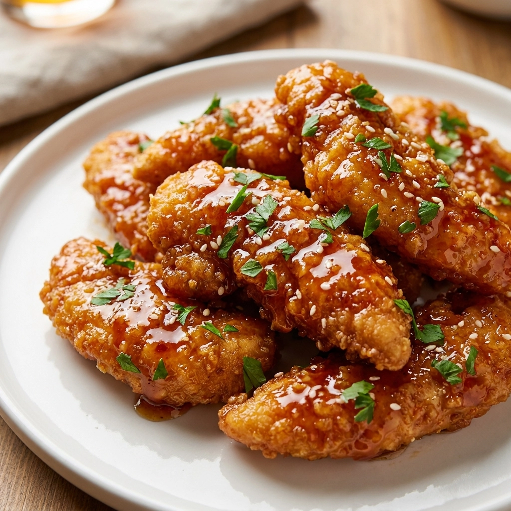 Hot Honey Keto Chicken Tenders | Easy Low Carb Crispy Chicken Recipe