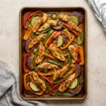 Honey Lime Baked Chicken Fajitas | Easy Sheet Pan Dinner Recipe