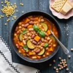 Longevity Soup (Blue Zones Minestrone) | Healthy Plant Based Vegetable Soup