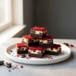 Red Velvet Oreo Cheesecake Brownies | Easy Dessert Bars Recipe
