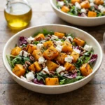 Delicious Pumpkin and Feta Salad Recipe for Fall | Healthy Autumn Salad Idea