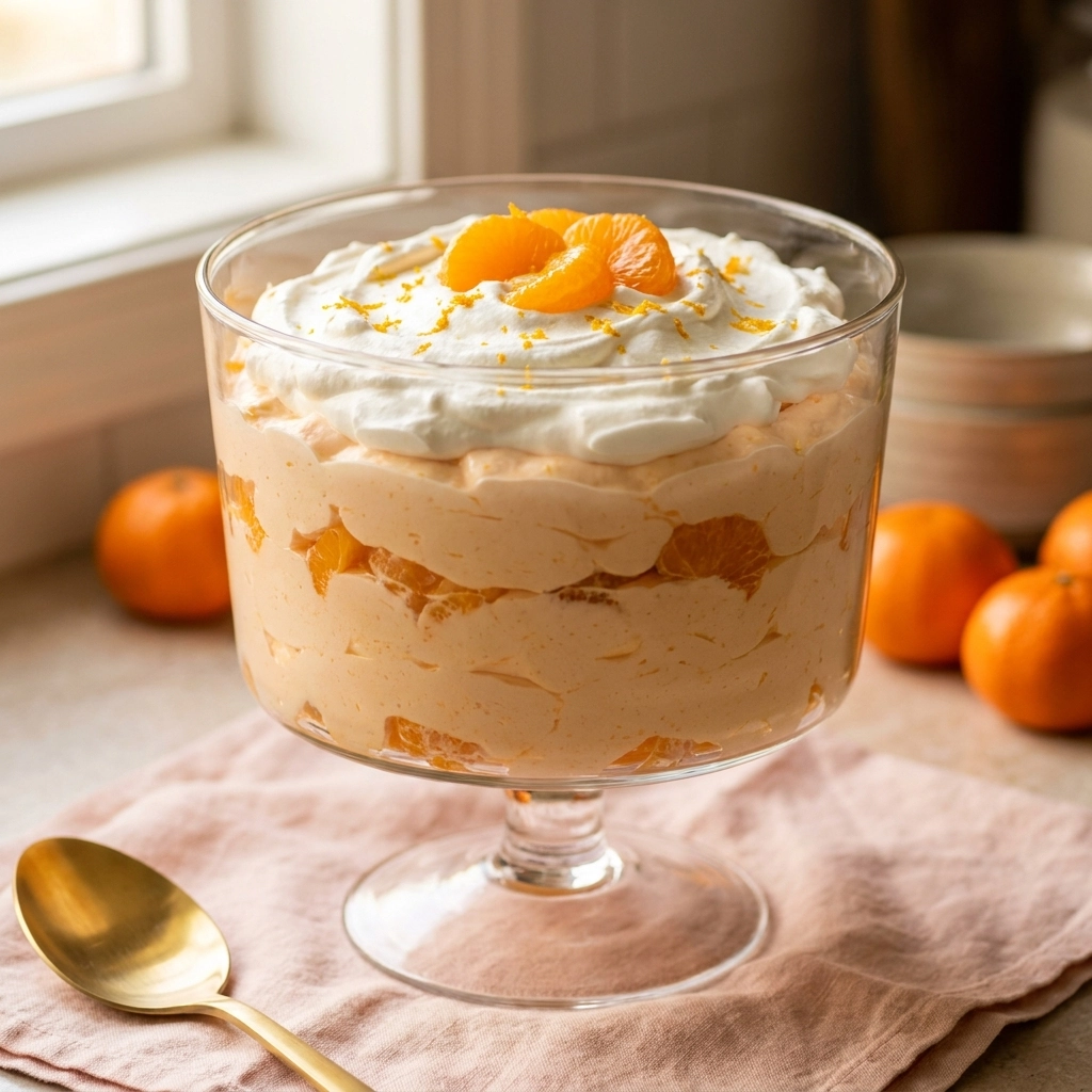 Dreamy Orange Creamsicle Fluff Salad: A Nostalgic Dessert Side | Easy Summer Dessert