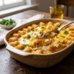Cracked Out Chicken Tater Tot Casserole | Easy Family Dinner Casserole Recipe