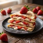 Strawberry Cheesecake Quesadillas: A Delicious Fusion of Flavors | Dessert Quesadilla