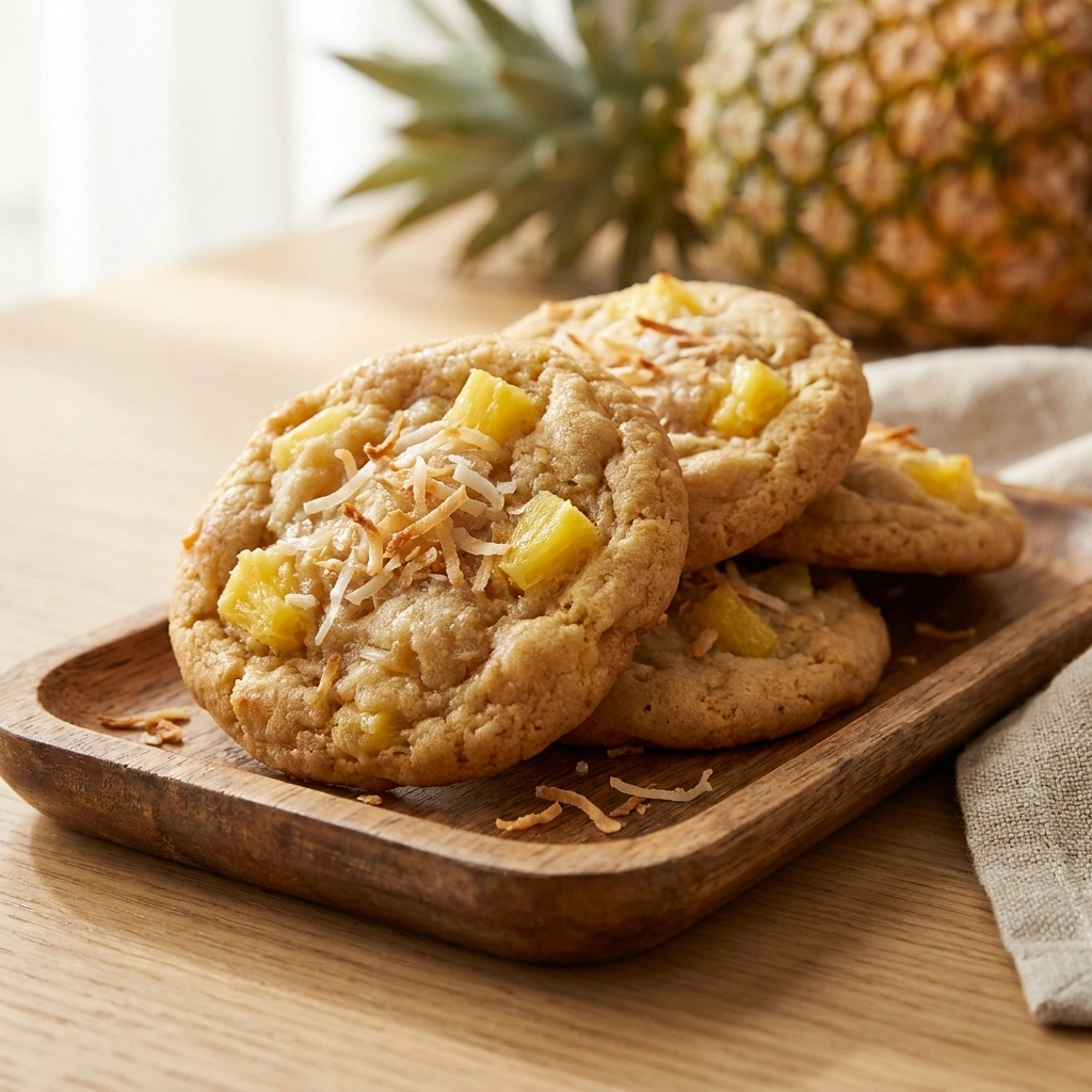 Tropical Pineapple Coconut Cookies: A Sun-Drenched Treat | Easy Summer Dessert