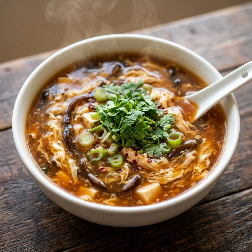 Authentic Chinese Style Hot and Sour Soup Recipe | Easy Homemade Chinese Soup