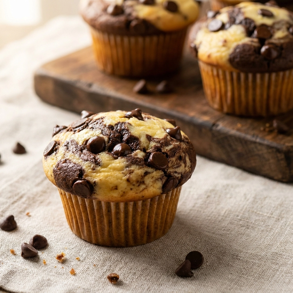 Cheesecake Chocolate Chip Muffins: A Gourmet Breakfast Adventure | Easy Brunch Recipe