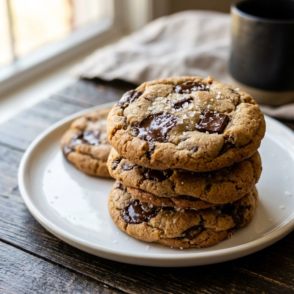 Chocolate Chunk Espresso Cookies | Easy Coffee Flavored Dessert Recipe