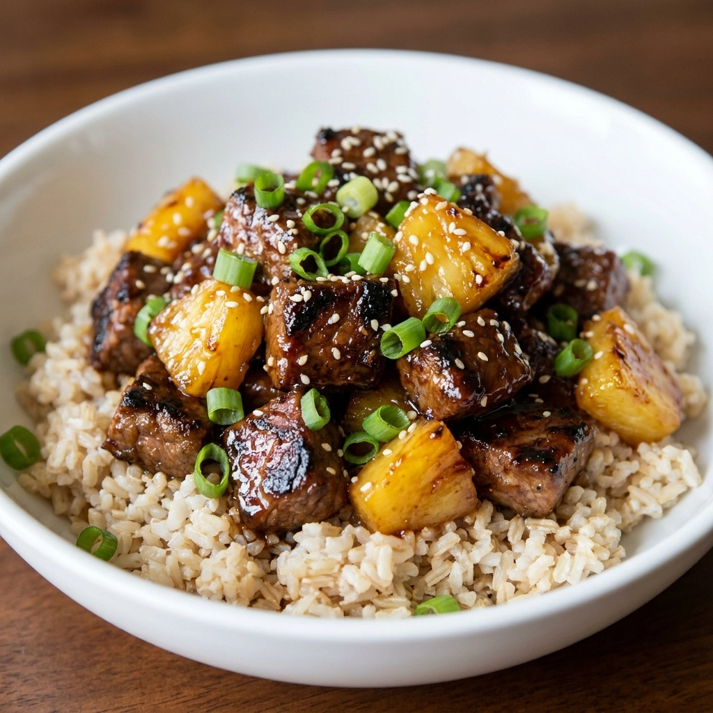 Teriyaki Beef & Pineapple Rice Bowl Recipe | Easy Weeknight Dinner Ideas